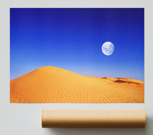 Desert Moon Poster