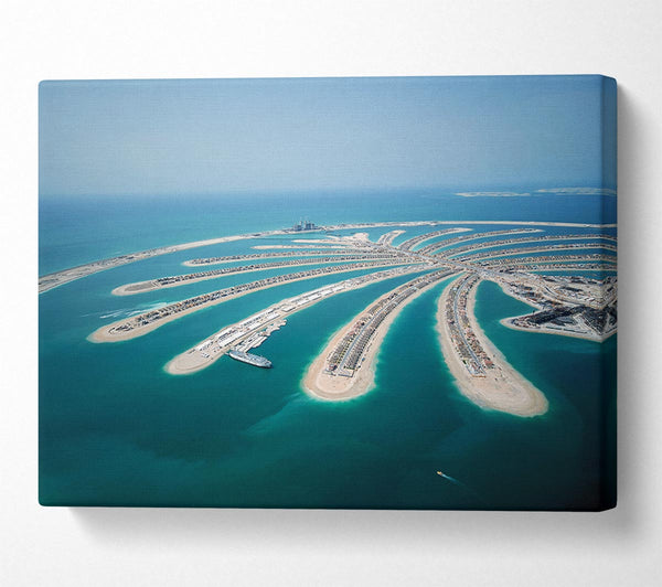  A Canvas Print of Palm Islands Canvas Art