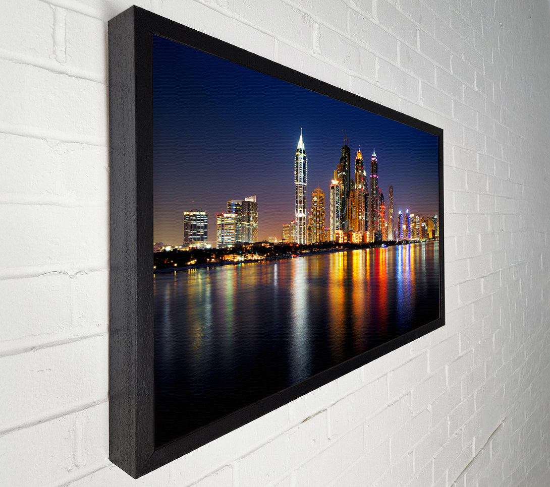  A Canvas Print of Colourful Reflections Canvas Wall Art