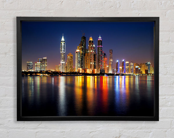 Colourful Reflections Framed Print
