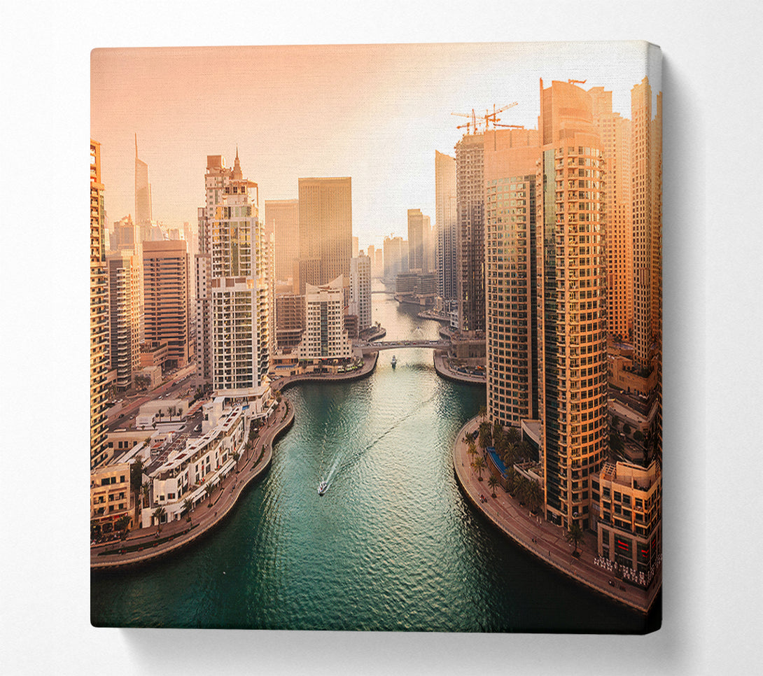  A Canvas Print of Marina City Canvas Art