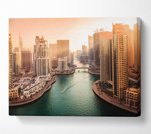  A Canvas Print of Marina City Canvas Art