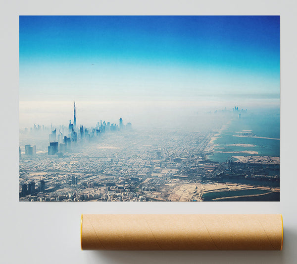 Mist Of The Morning City Print