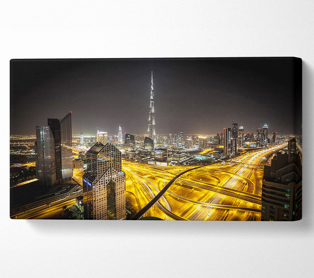  A Canvas Print of All Roads Are Pathed With Gold Canvas Art