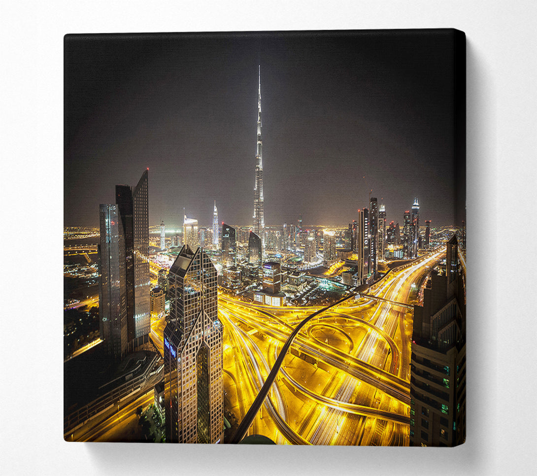  A Canvas Print of All Roads Are Pathed With Gold Canvas Art