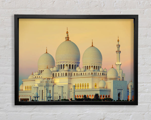 Temple Palace Framed Print