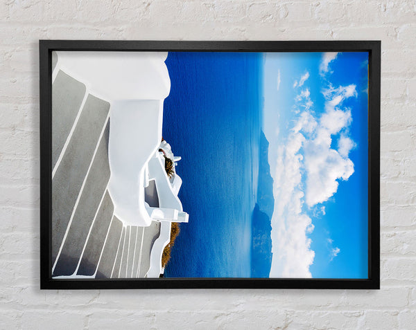 Ocean Steps Framed Print