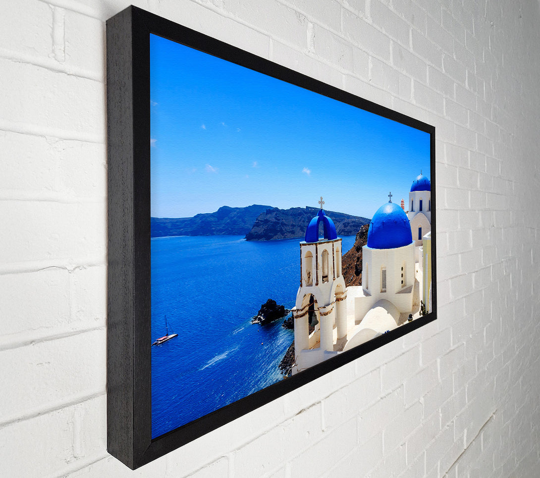  A Canvas Print of Santorini Wonder Canvas Art