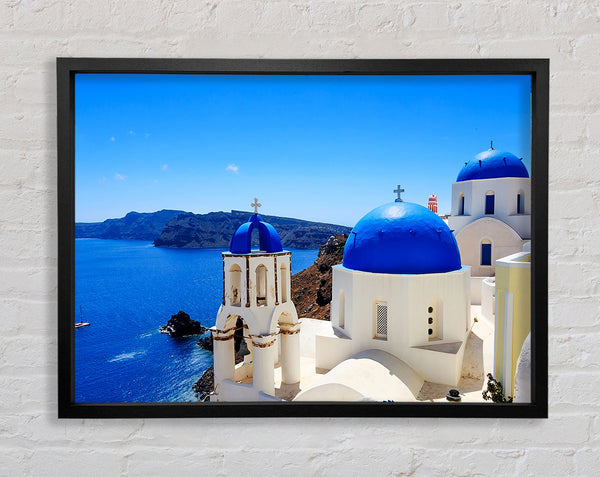 Santorini Wonder Framed Print