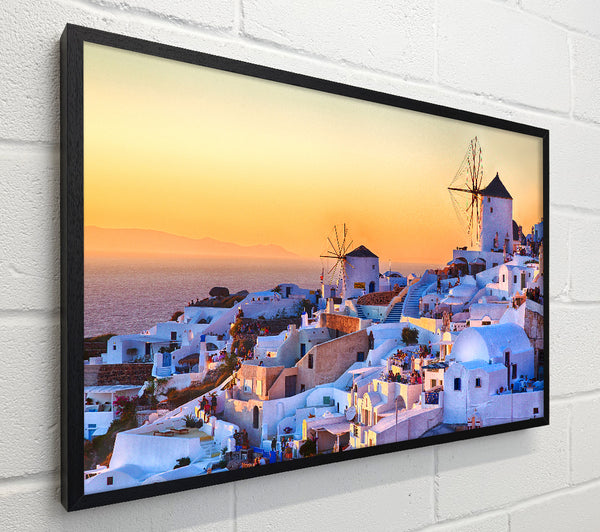 Sunset In Santorini