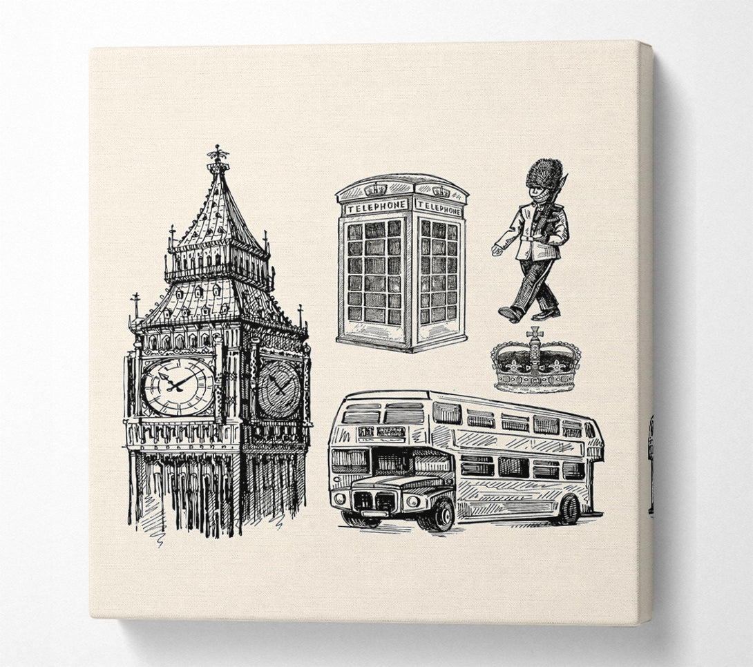  A Canvas Print of Attractions Of The City 7 Canvas Art