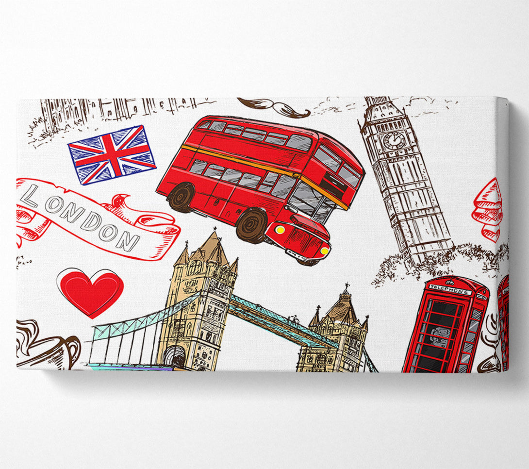  A Canvas Print of Attractions Of The City 6 Canvas Wall Art