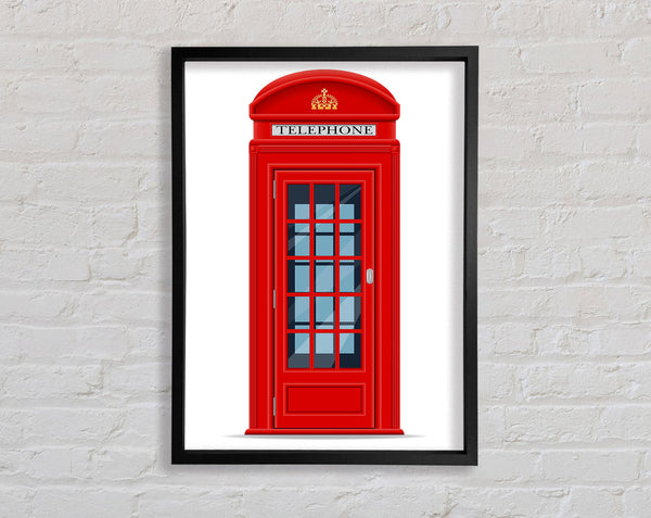 Red Phone Box Framed Print