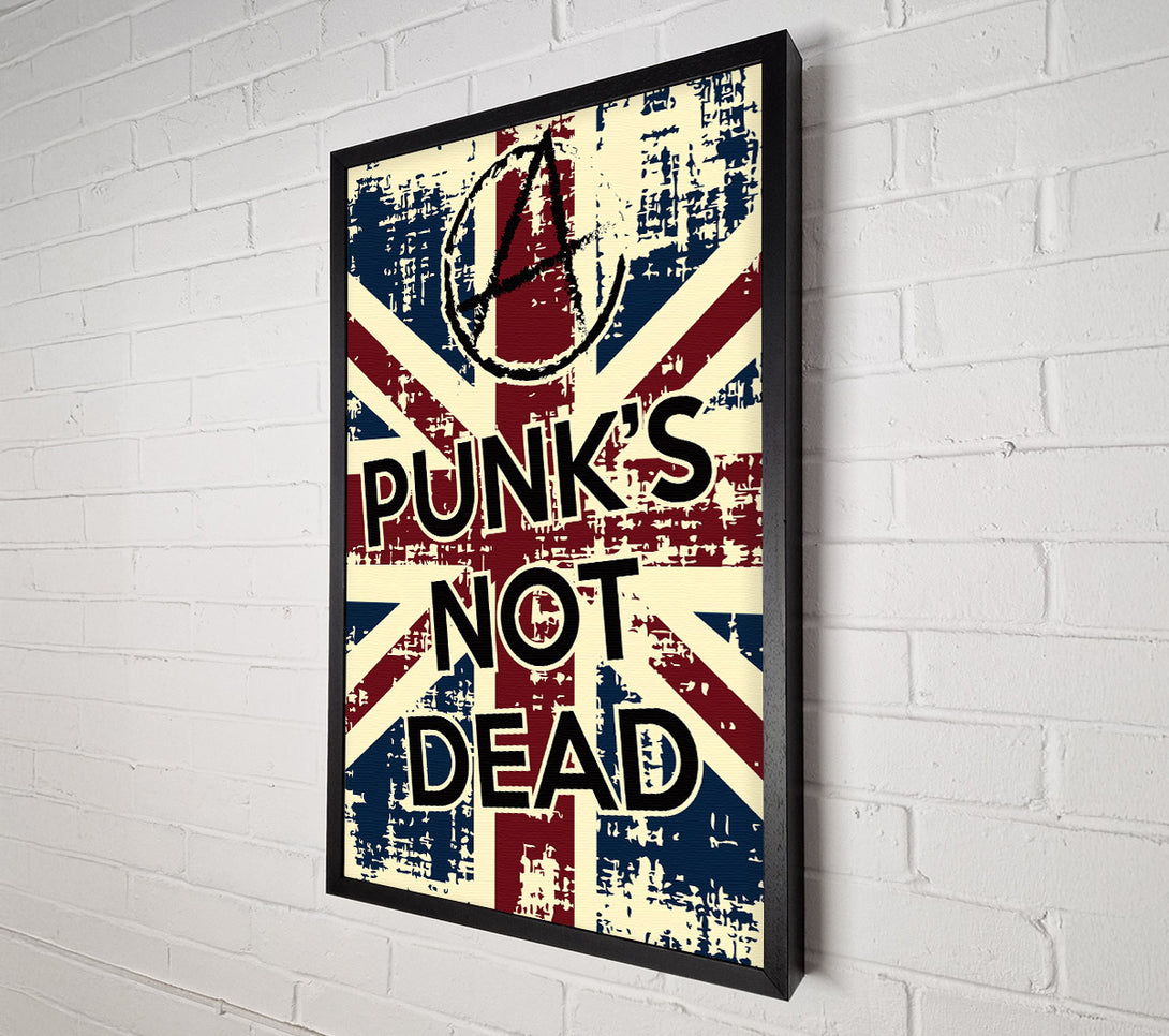  A Canvas Print of Punks Not Dead Canvas Print
