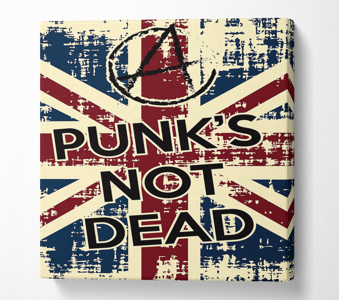  A Canvas Print of Punks Not Dead Canvas Print