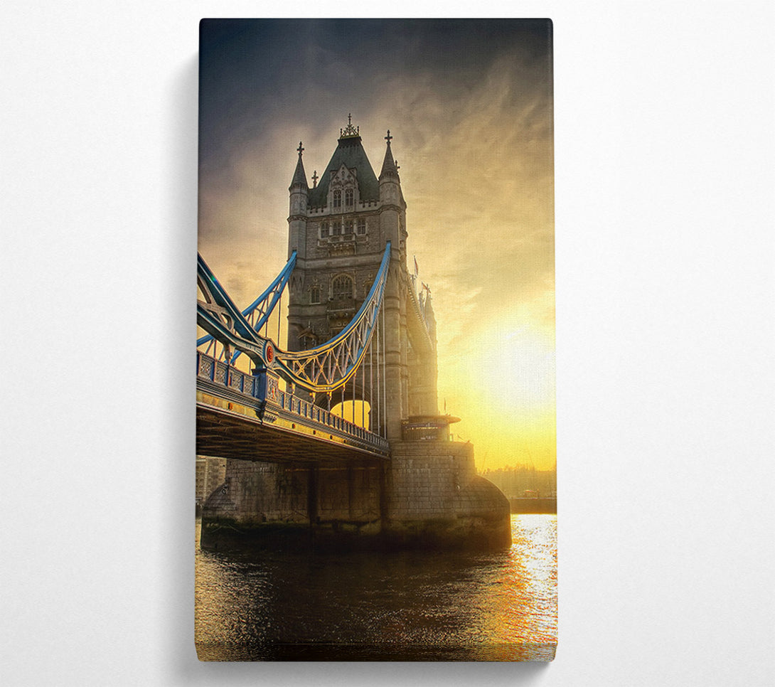  A Canvas Print of Stunning Tower Bridge Sunset Canvas Print
