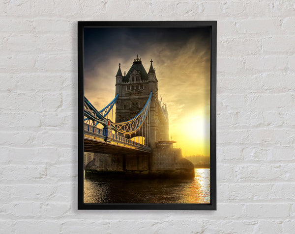 Stunning Tower Bridge Sunset Framed Print