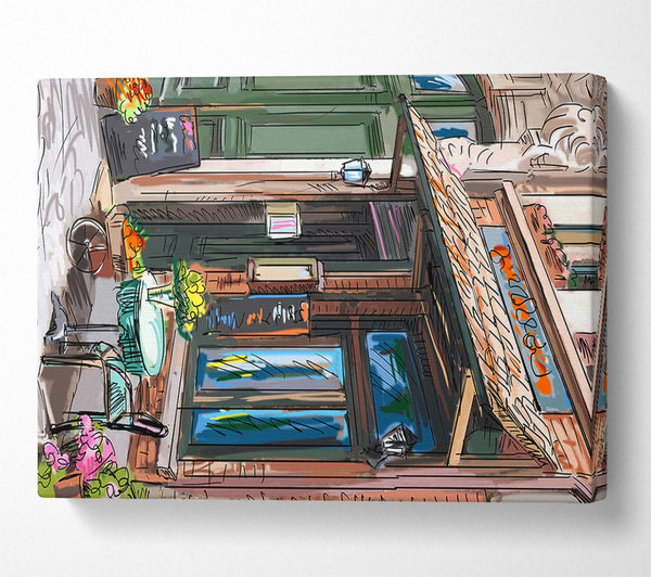  A Canvas Print of City Streets 3 Canvas Wall Art