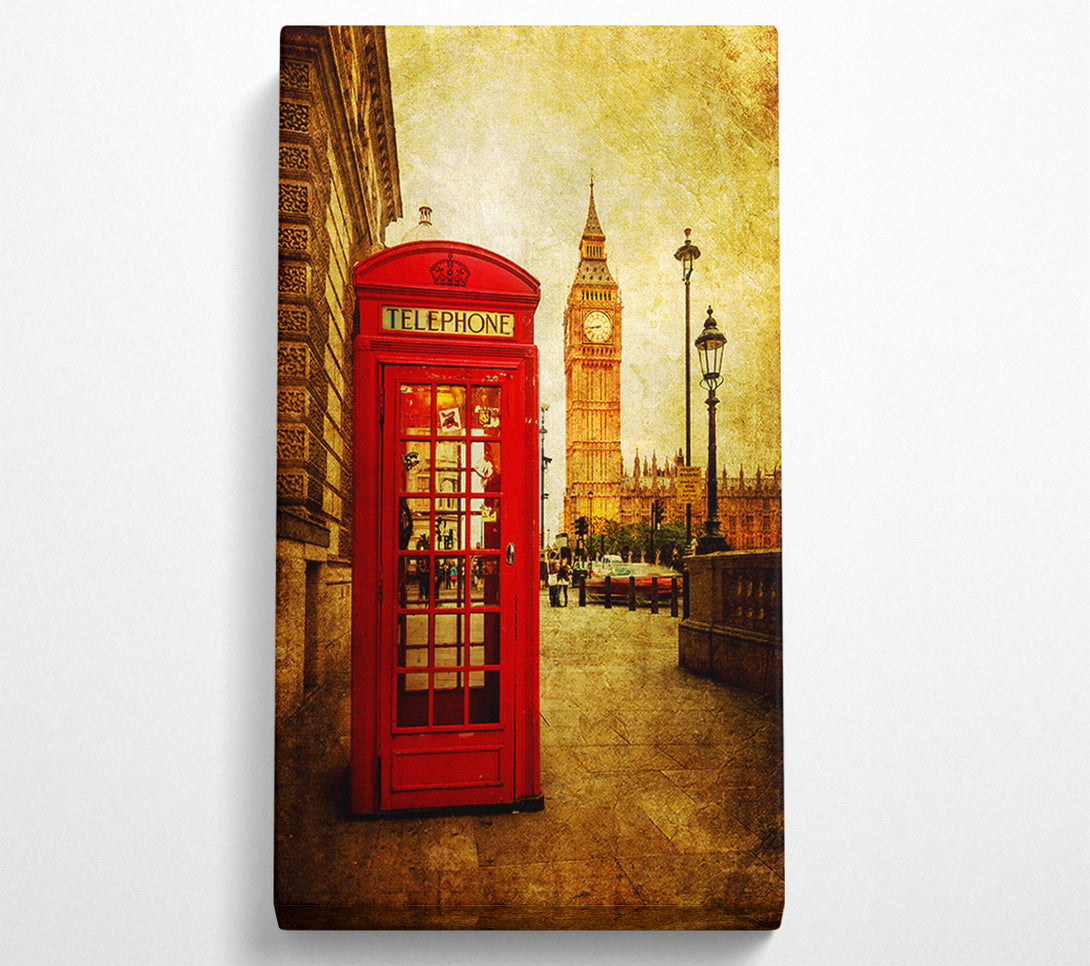  A Canvas Print of Big Ben Golden Glow Canvas Art