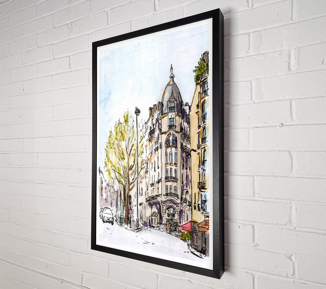  A Canvas Print of City Streets 2 Canvas Wall Art