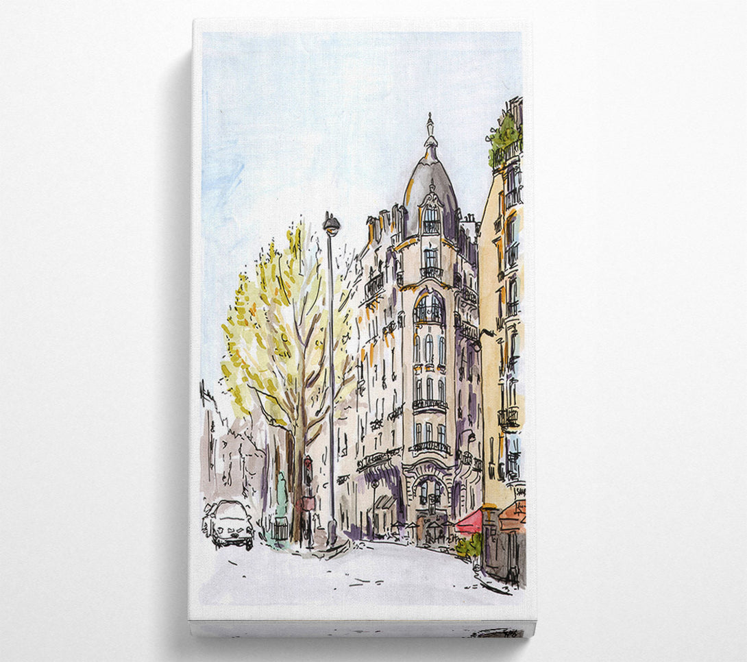  A Canvas Print of City Streets 2 Canvas Wall Art