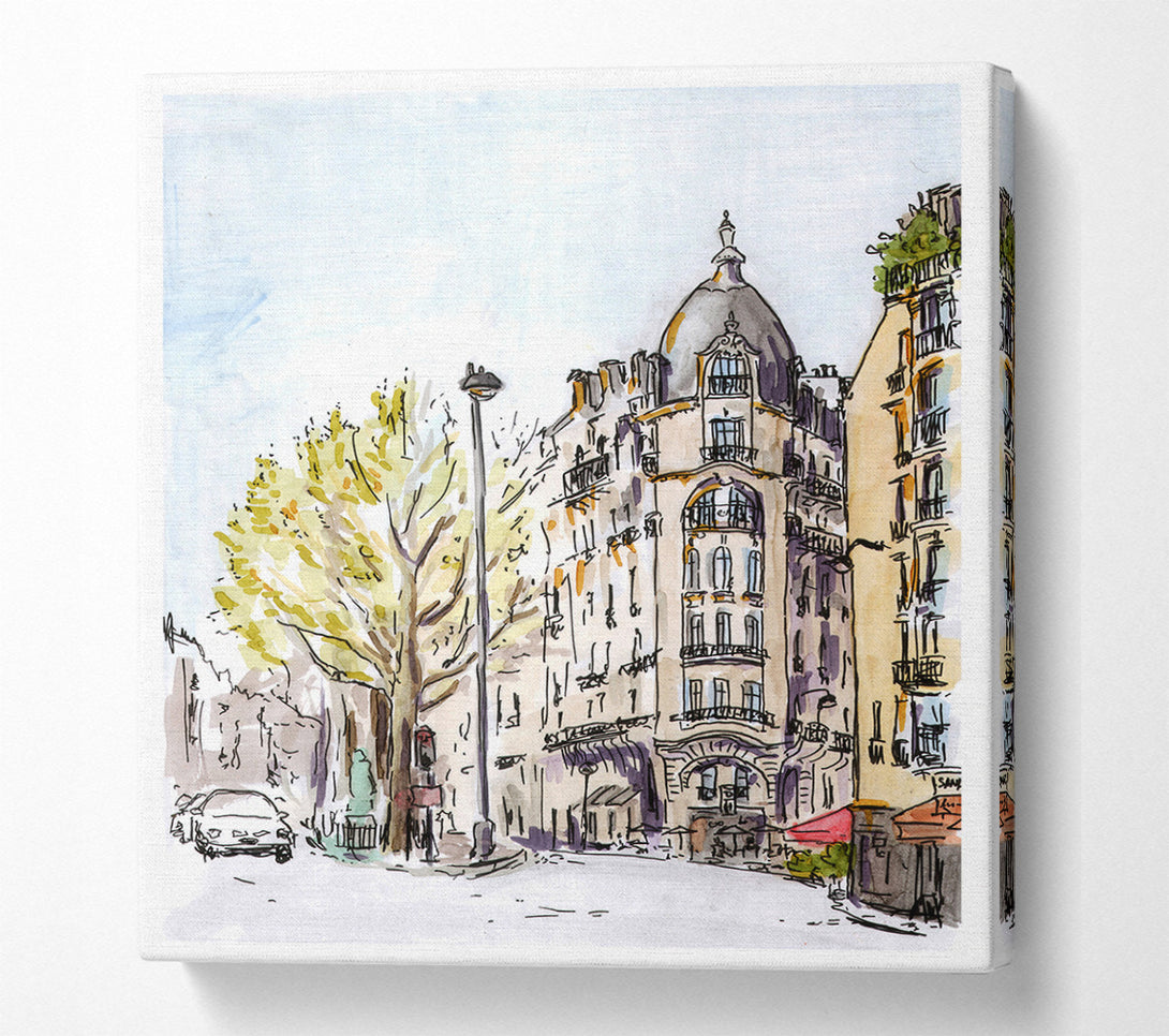 A Canvas Print of City Streets 2 Canvas Wall Art