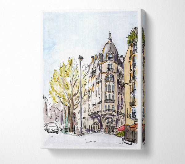  A Canvas Print of City Streets 2 Canvas Wall Art