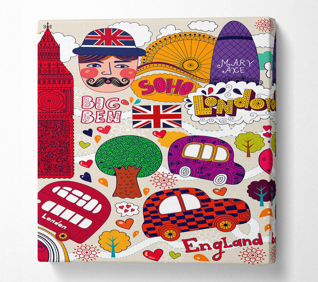  A Canvas Print of Magical Tour Around The Canvas Print