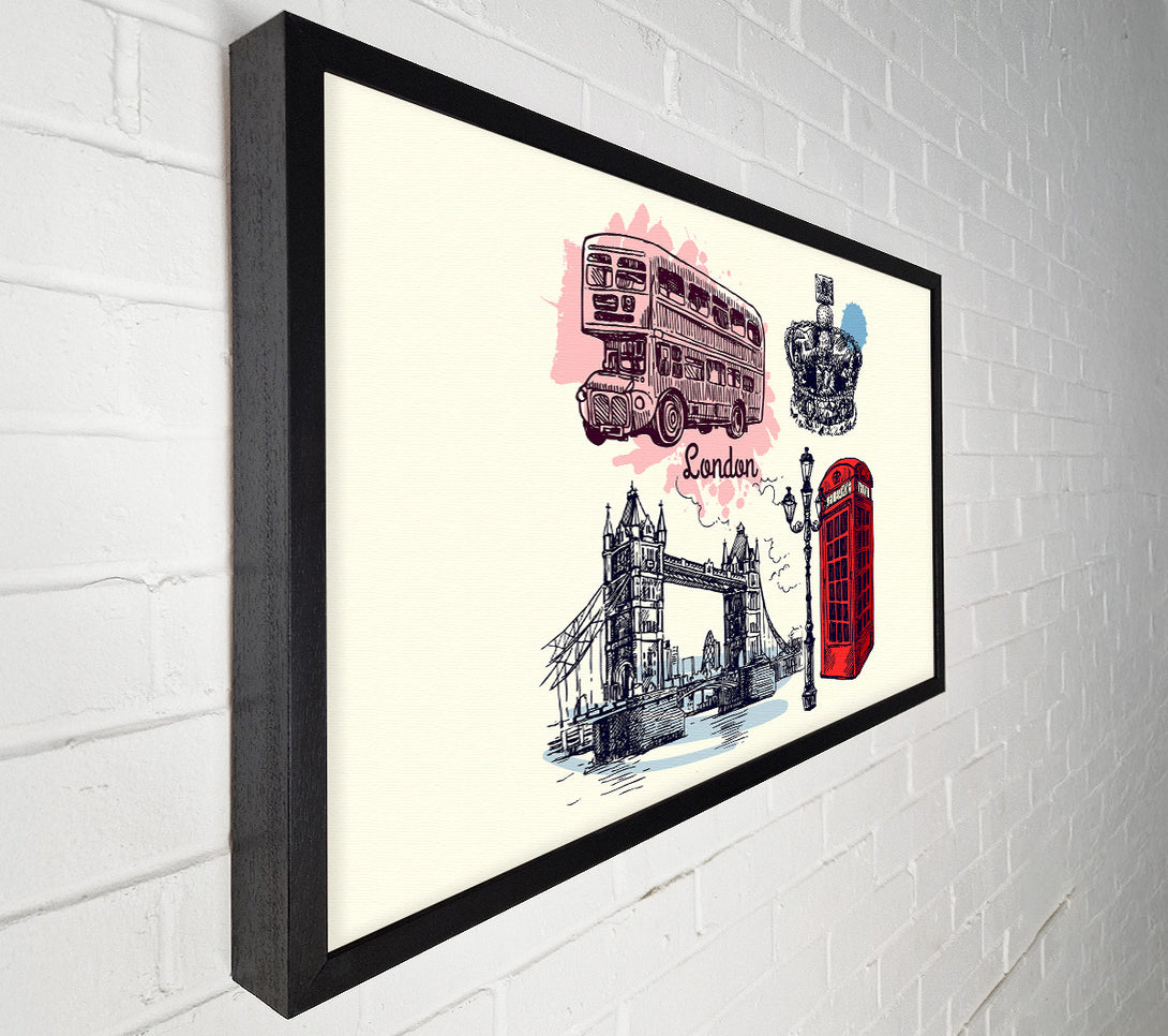  A Canvas Print of Lots To Do In The City Canvas Wall Art