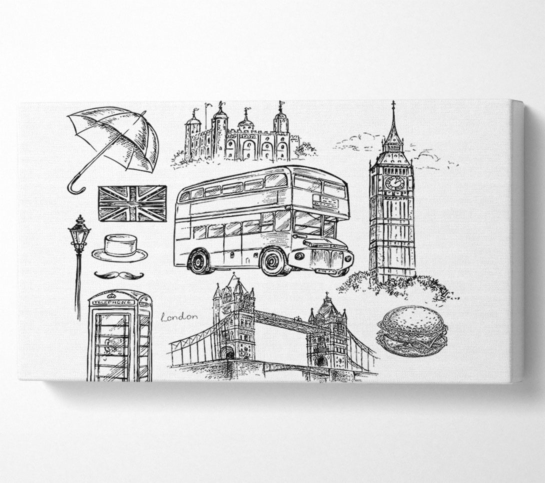  A Canvas Print of Attractions Of The City 9 Canvas Art