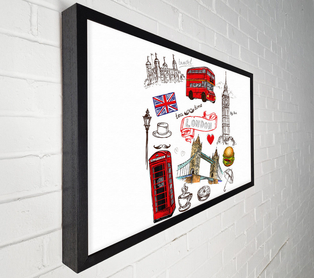  A Canvas Print of Attractions Of The City 2 Canvas Wall Art