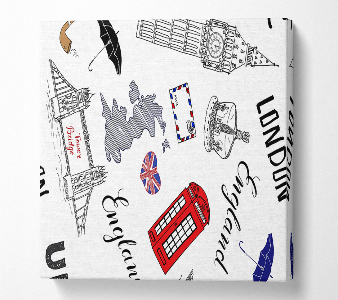  A Canvas Print of Attractions Of The City 4 Canvas Art