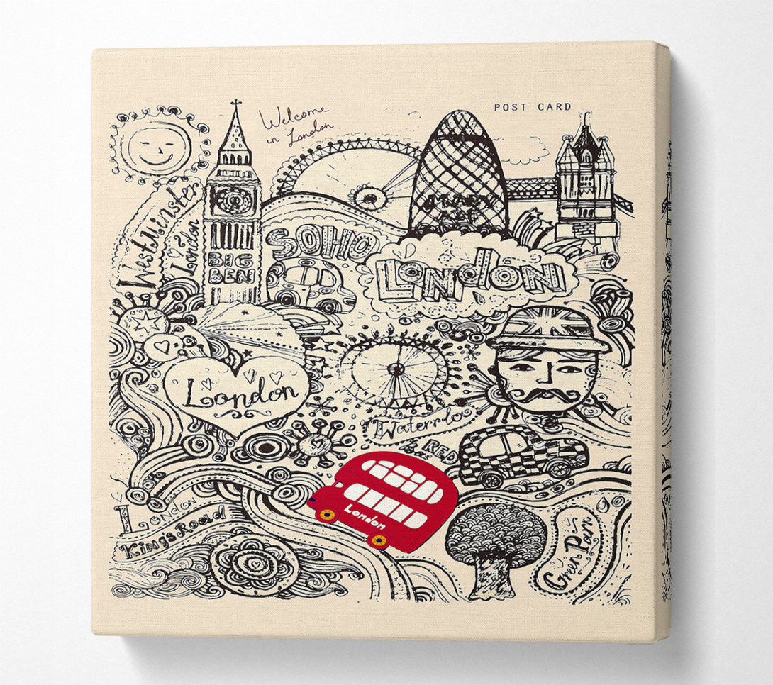  A Canvas Print of Attractions Of The City 8 Canvas Wall Art