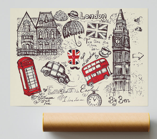 Attractions Of The City 5 Print