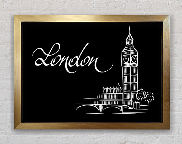 Black And White Big Framed Print