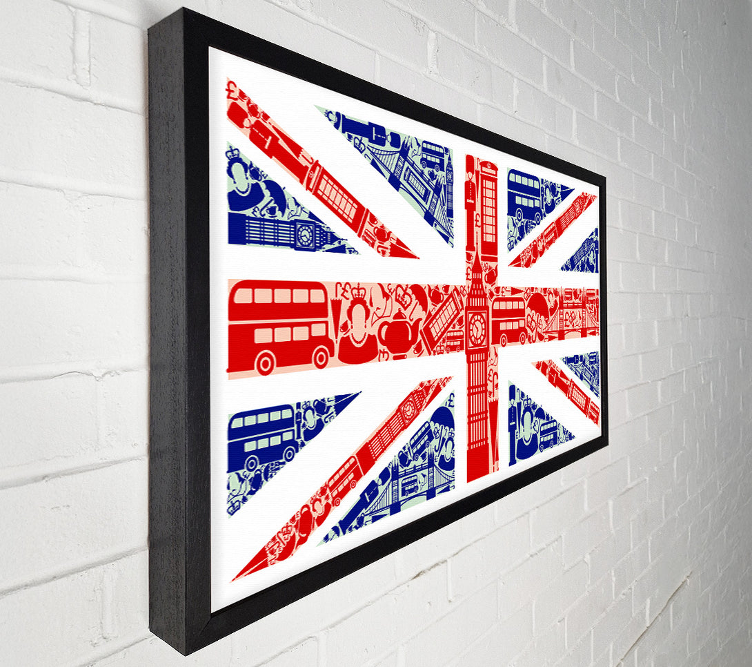  A Canvas Print of All The Things To Love In The City 4 Canvas Wall Art