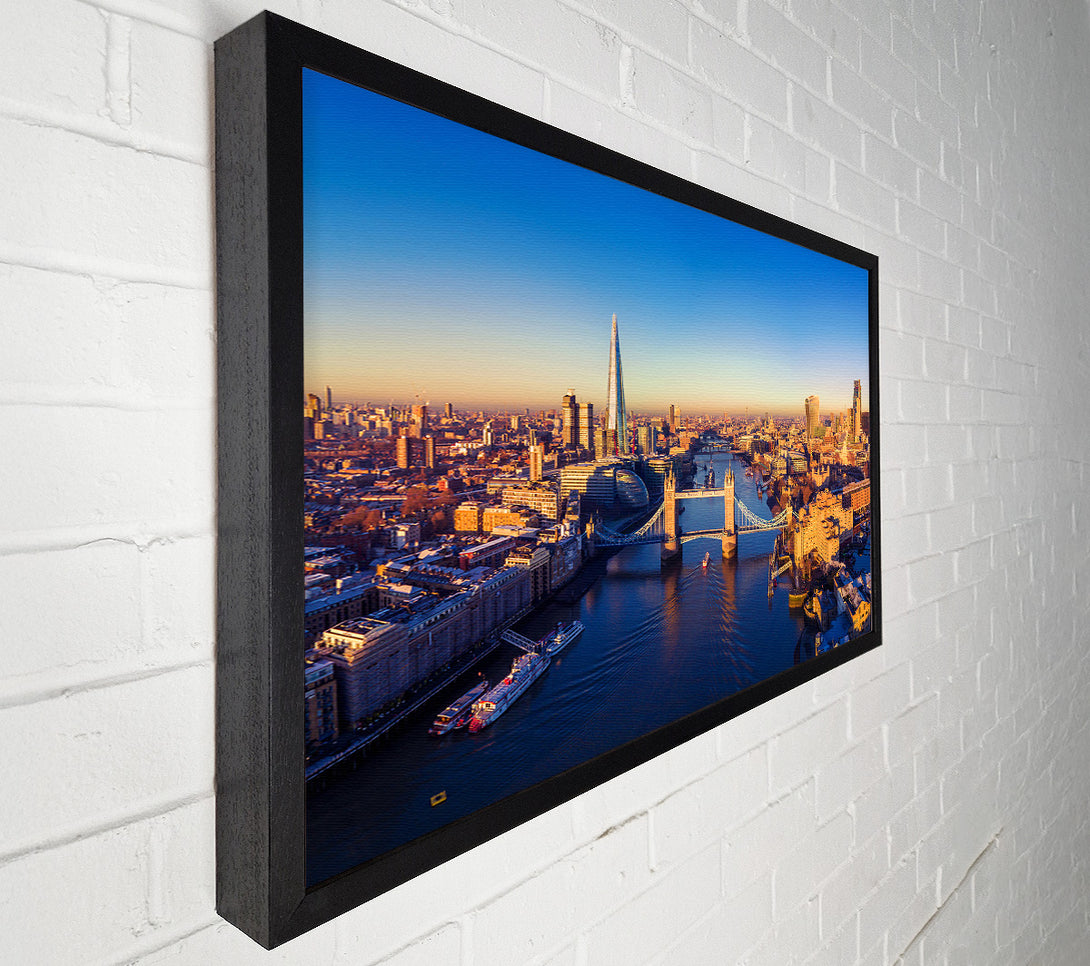  A Canvas Print of Sunrise Over The Canvas Print