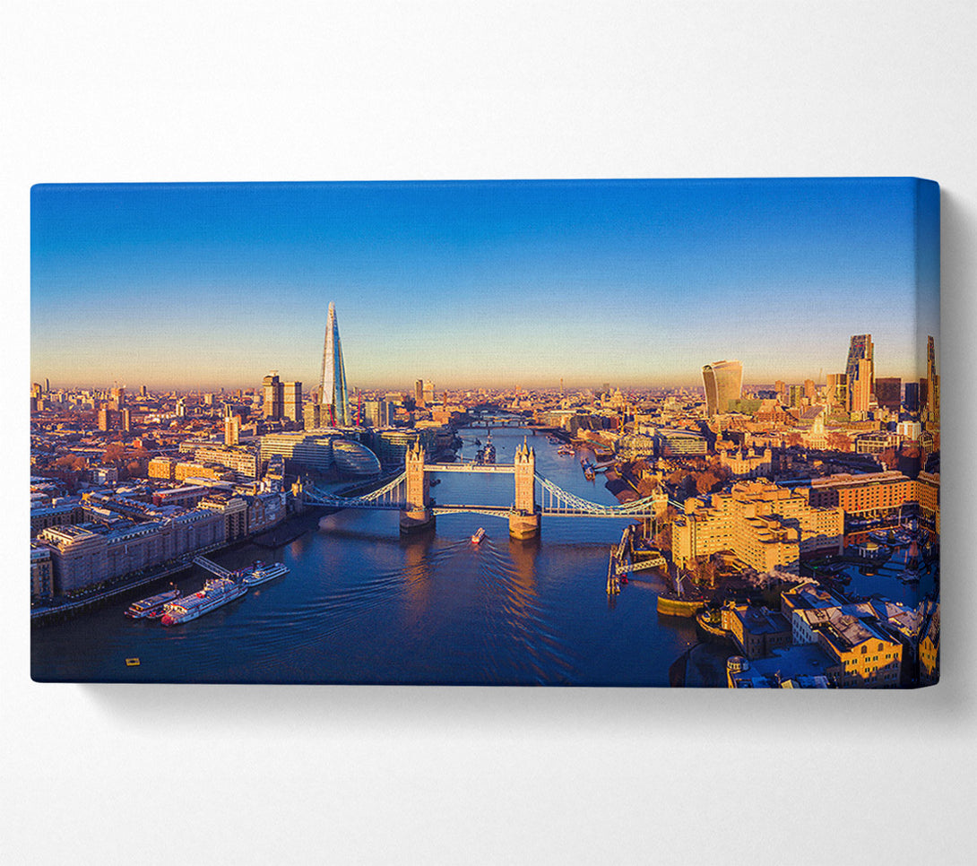  A Canvas Print of Sunrise Over The Canvas Print