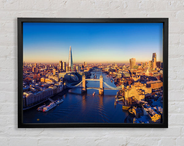 Sunrise Over The Framed Print