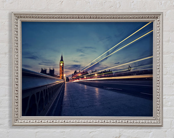 Big Ben Speed Of Light 8 Framed Print