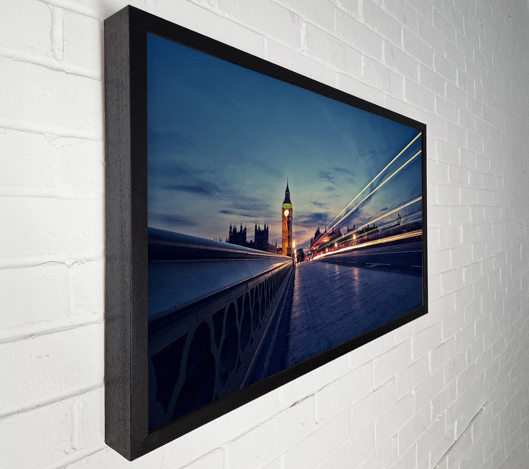  A Canvas Print of Big Ben Speed Of Light 8 Canvas Art