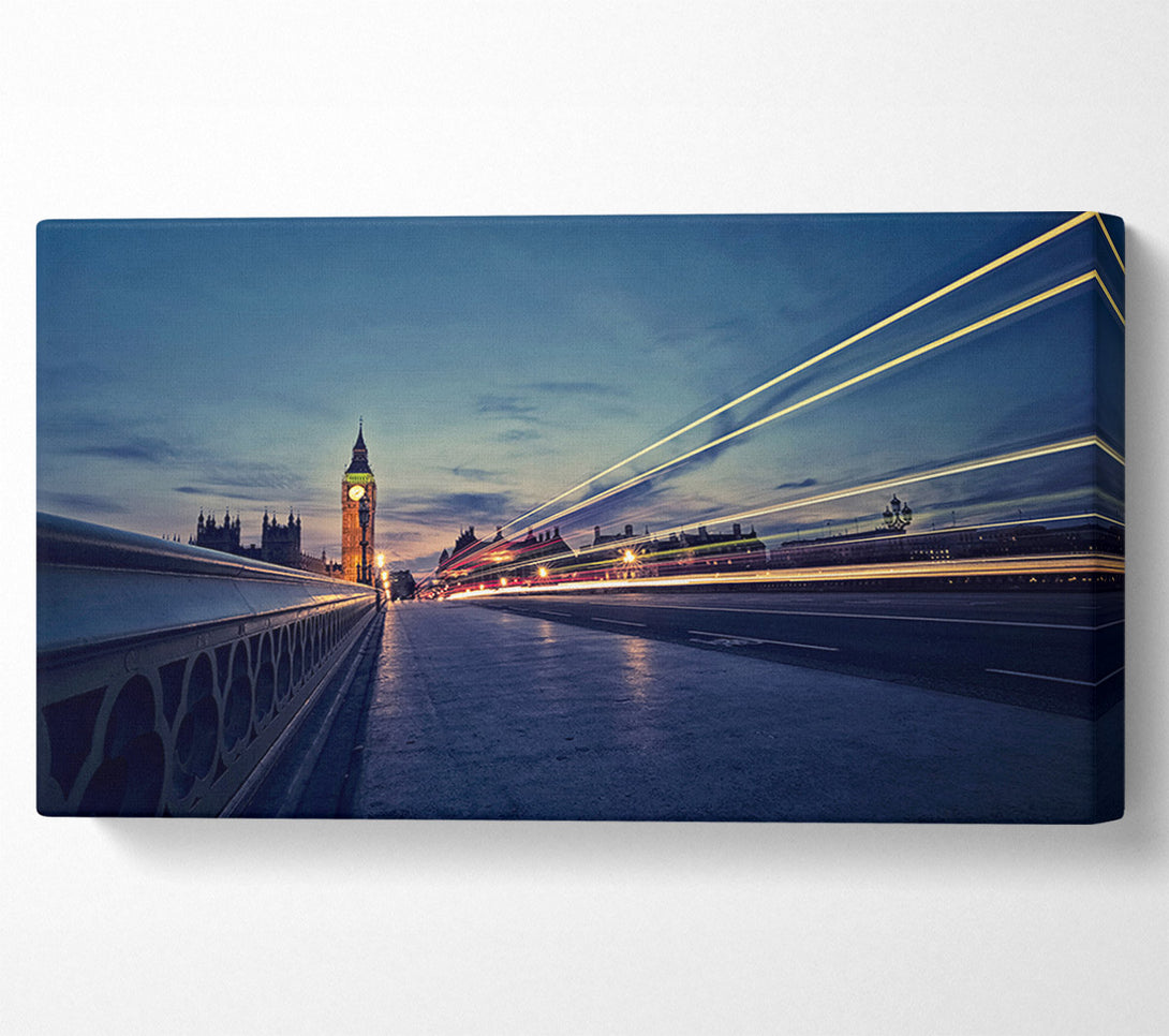  A Canvas Print of Big Ben Speed Of Light 8 Canvas Art
