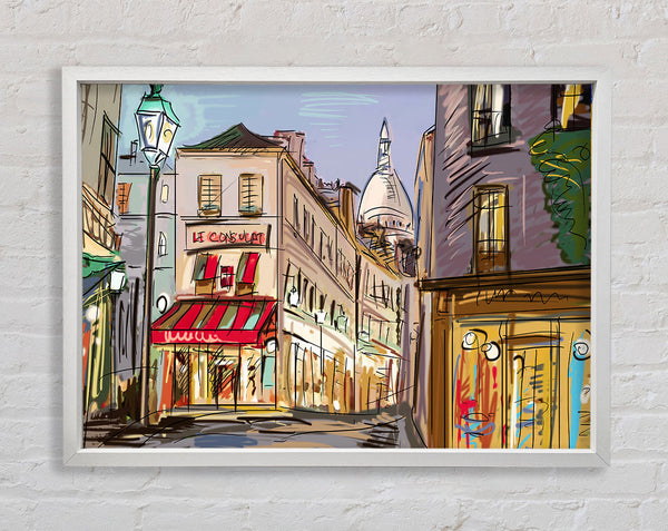 City Streets 4 Framed Print