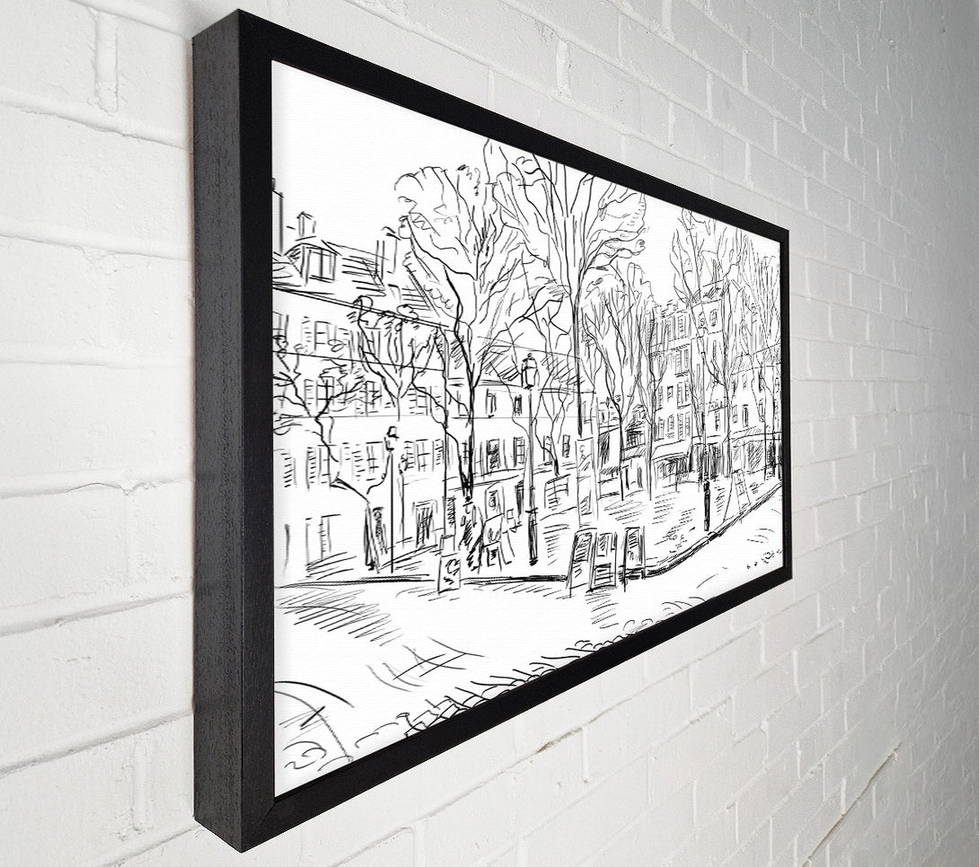  A Canvas Print of City Streets 5 Canvas Wall Art
