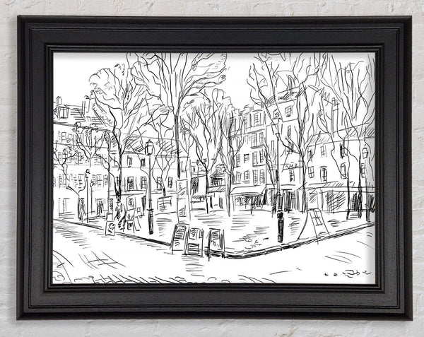 City Streets 5 Framed Print