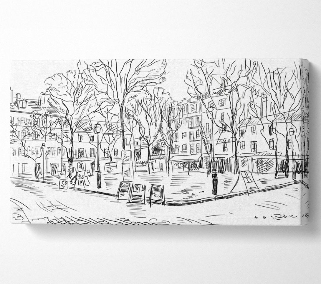  A Canvas Print of City Streets 5 Canvas Wall Art
