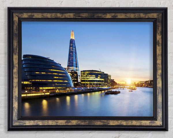 The Shard Over The Framed Print