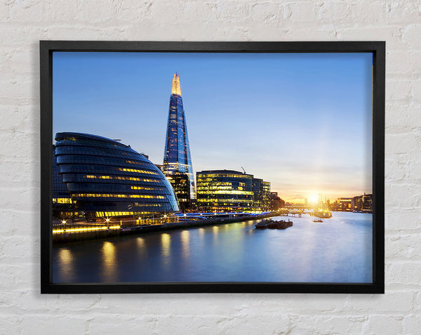 The Shard Over The Framed Print