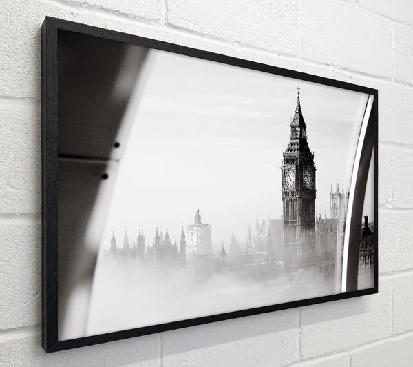 Big Ben Through The London Eye Mist