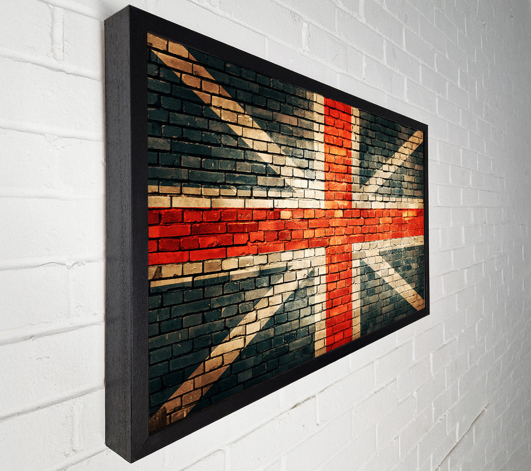  A Canvas Print of The British Flag Canvas Wall Art
